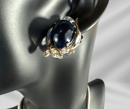 Vintage Trifari Patent Pending Earring - Part of Set - On Mannequin