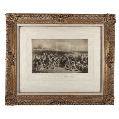 "The Golfers" Antique Itching image 10