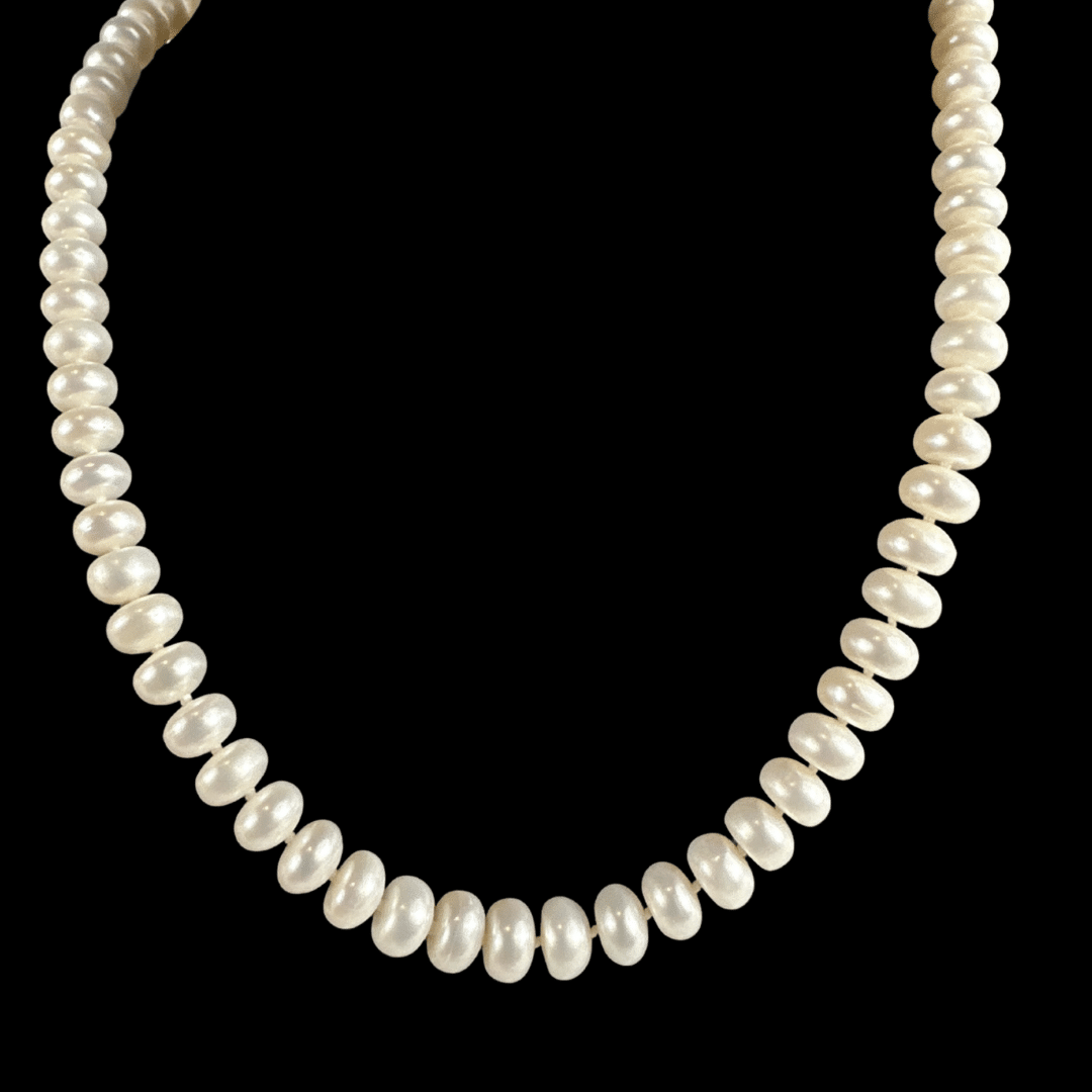 19" Classic Pearl Necklace image 2